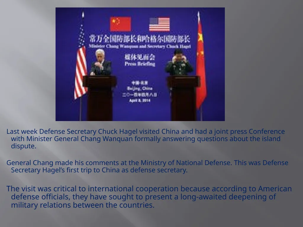 Senkaku-Diaoyu Dispute China/Japan/U.S. The United - slide 8 of 14