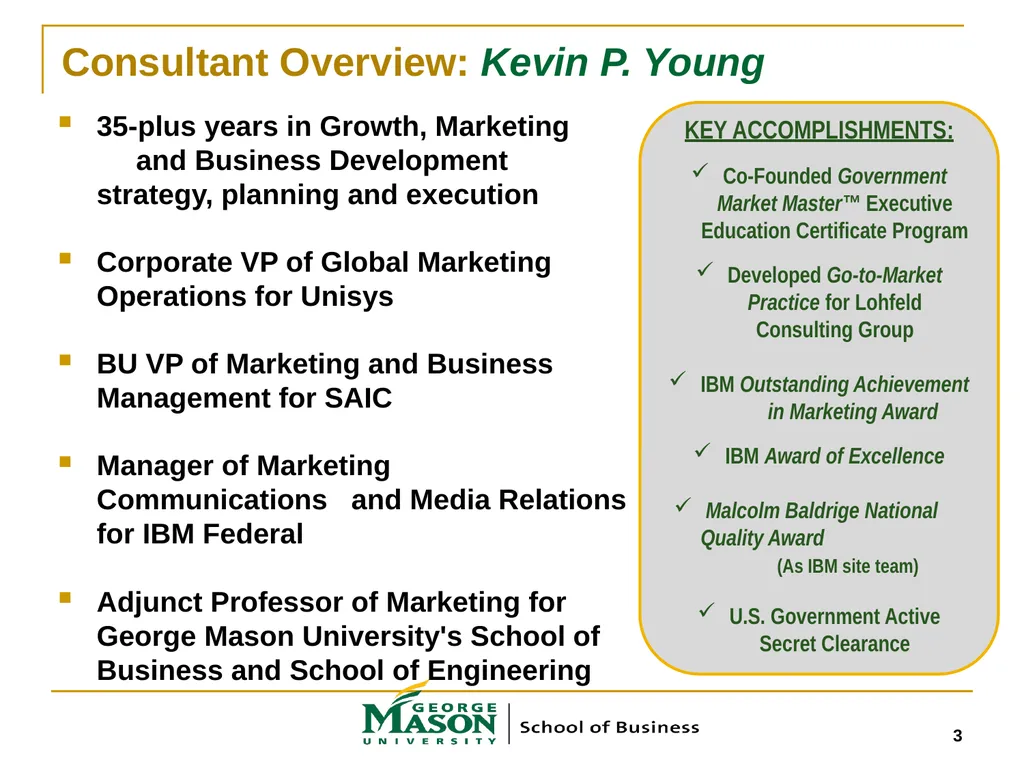 Webinar: “Targeting, Engaging, Winning and - slide 3 of 26
