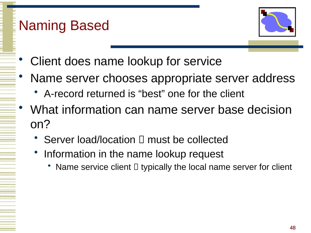 15-440 Distributed Systems Lecture 20 – DNS and - slide 46 of 57