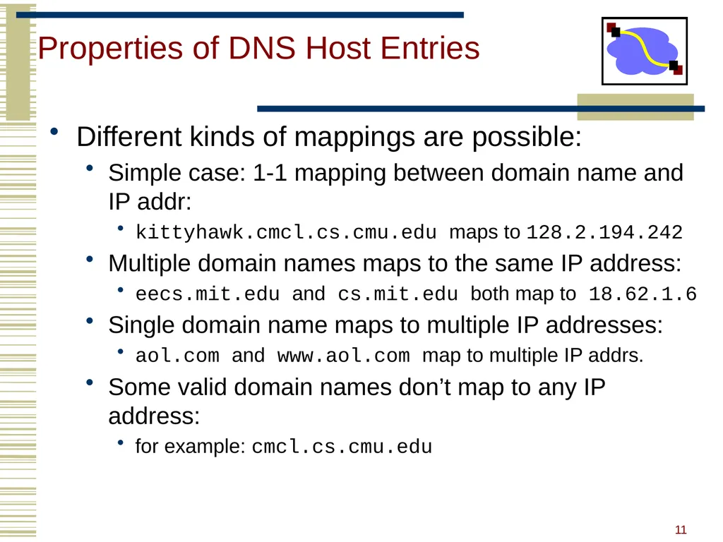 15-440 Distributed Systems Lecture 20 – DNS and - slide 9 of 57