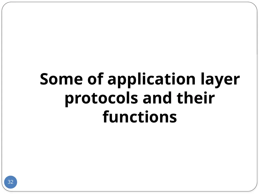 Data Communication and Computer Networks Network - slide 32 of 73
