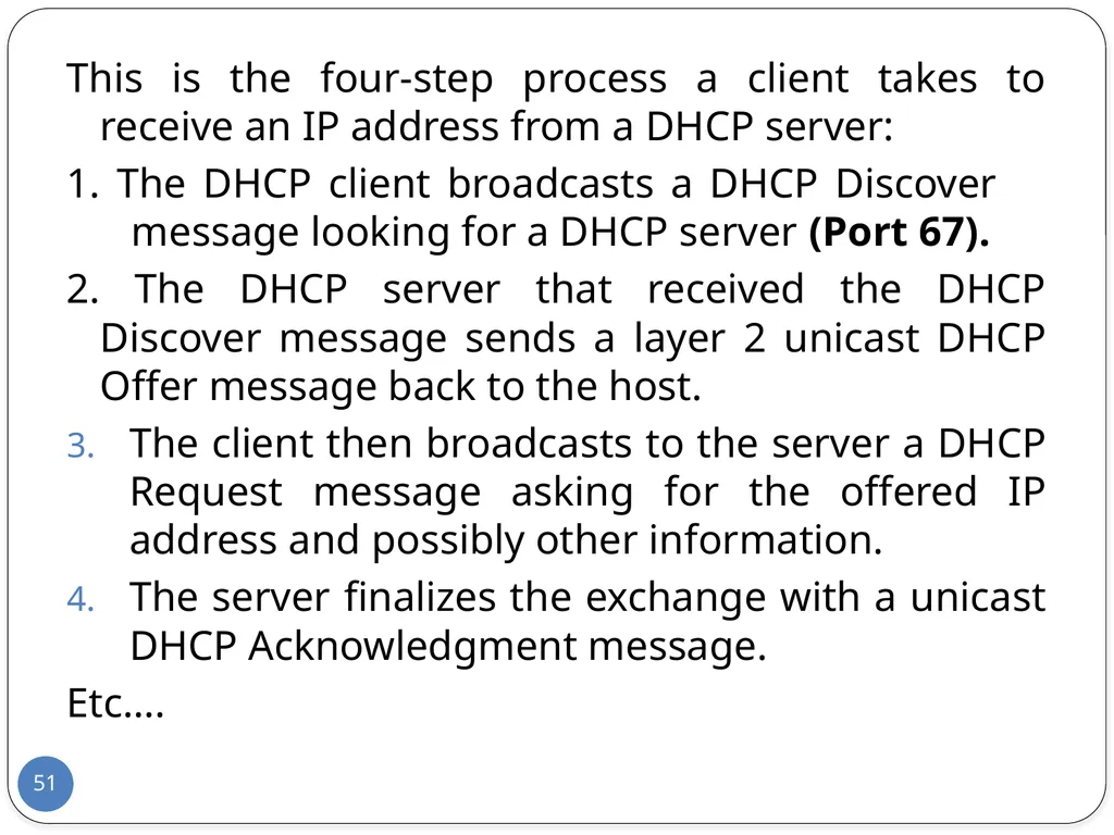 Data Communication and Computer Networks Network - slide 51 of 73