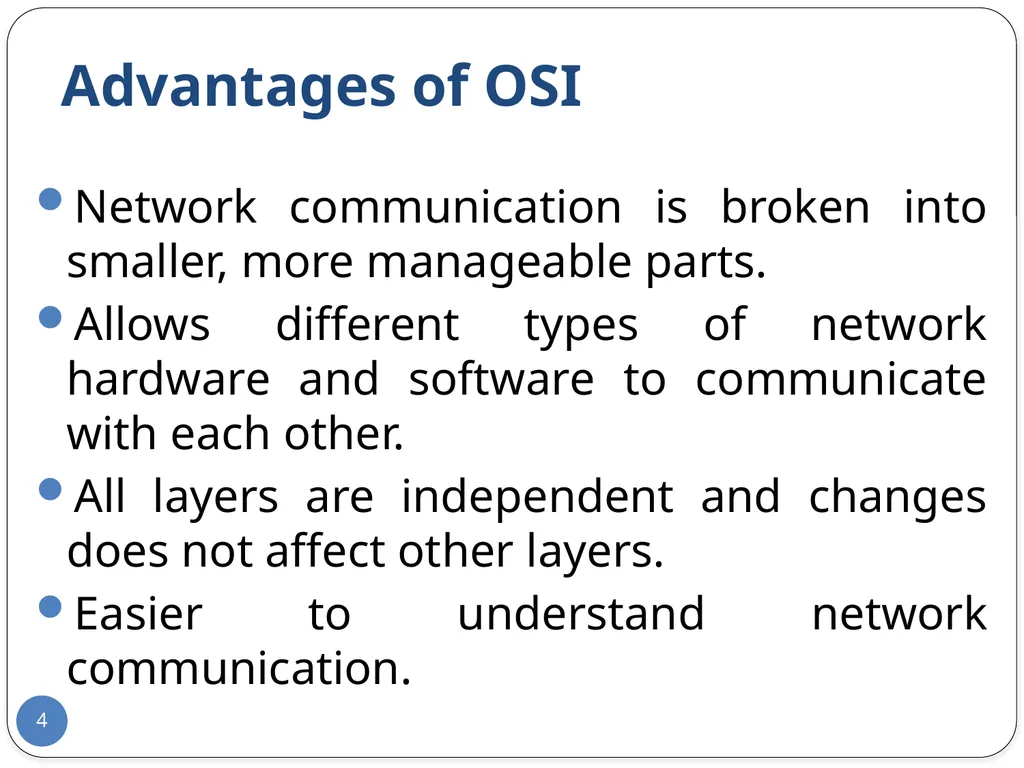 Data Communication and Computer Networks Network - slide 4 of 73