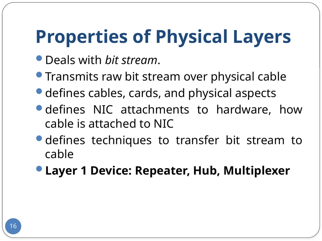 Data Communication and Computer Networks Network - slide 16 of 73