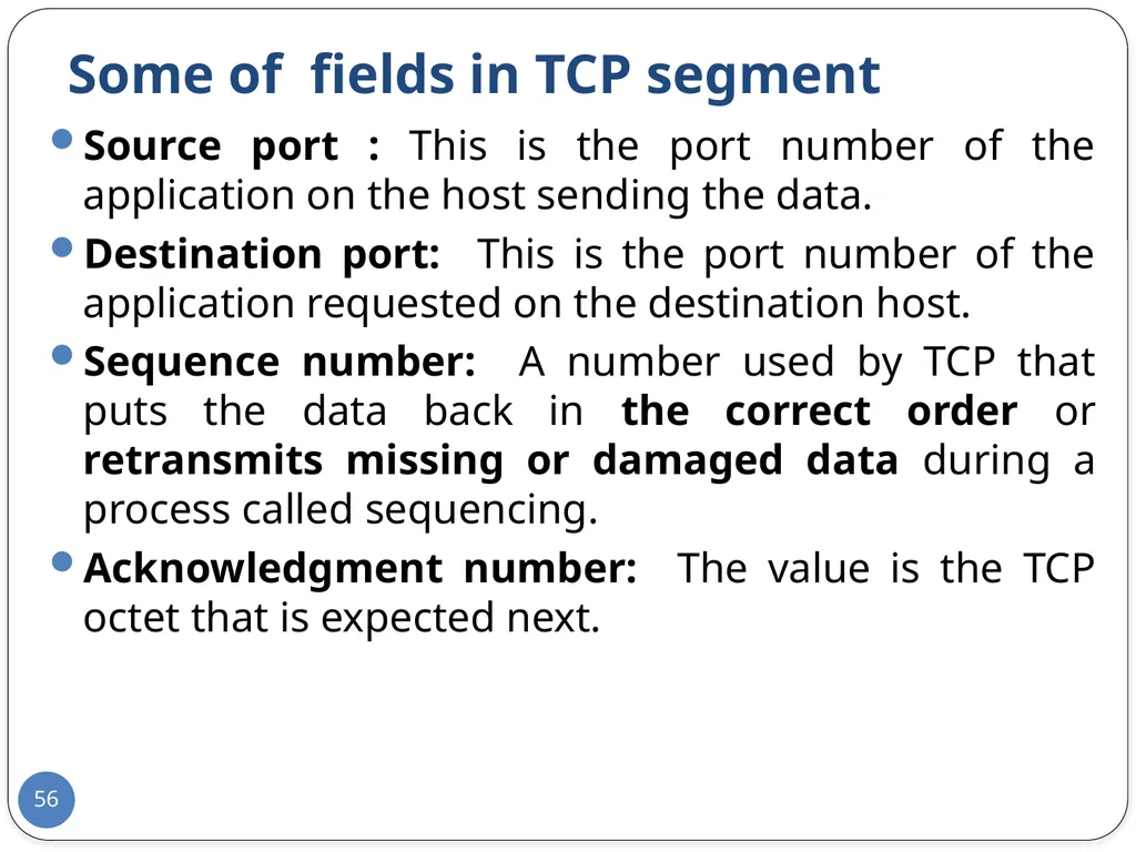 Data Communication and Computer Networks Network - slide 56 of 73