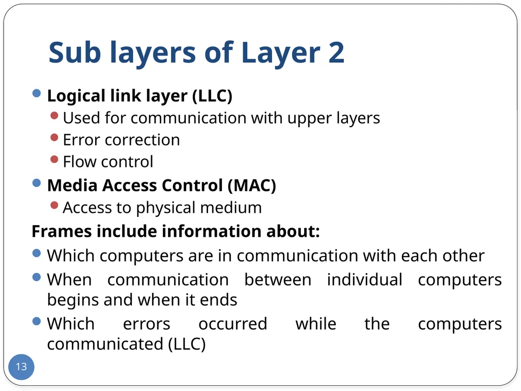Data Communication and Computer Networks Network - slide 13 of 73