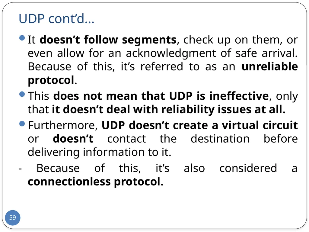Data Communication and Computer Networks Network - slide 59 of 73