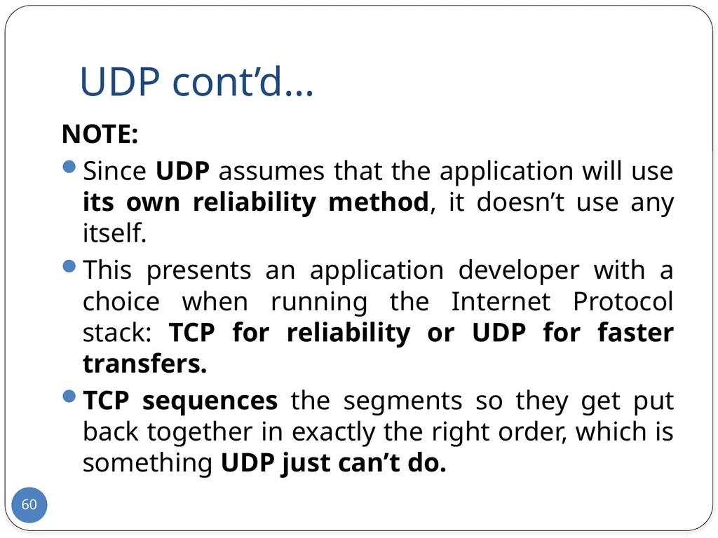 Data Communication and Computer Networks Network - slide 60 of 73