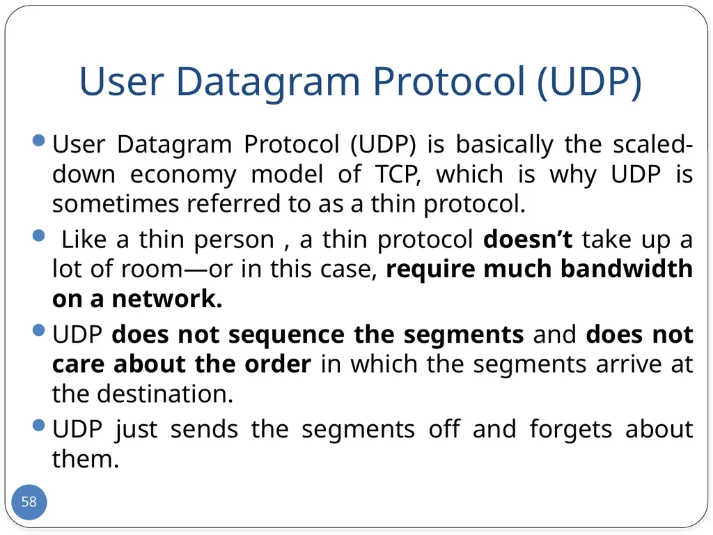 Data Communication and Computer Networks Network - slide 58 of 73