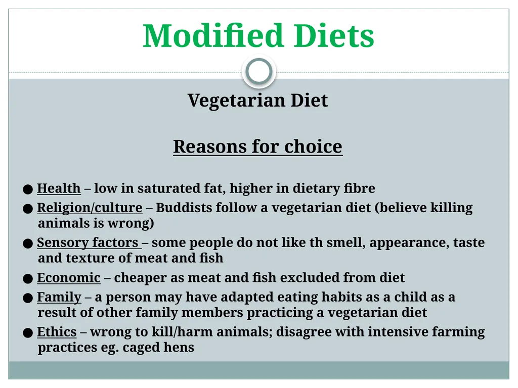 Modified Diets Vegetarian Diet Test Your Knowledge - slide 11 of 17