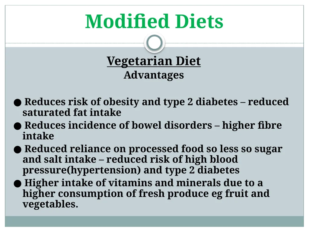 Modified Diets Vegetarian Diet Test Your Knowledge - slide 13 of 17
