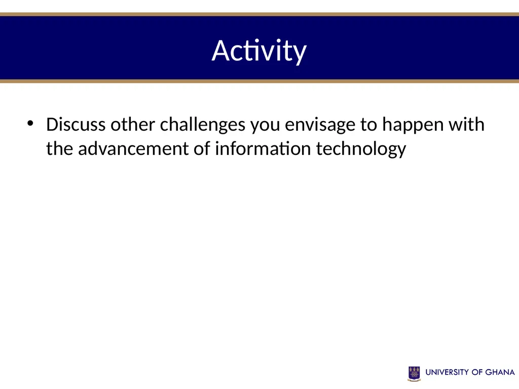 INFS 112 Introduction to information management - slide 24 of 25