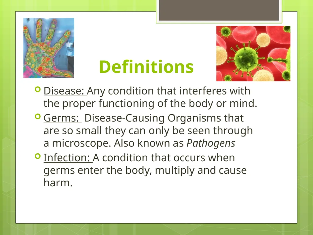 Communicable and Non-Communicable Diseases Let’s - slide 4 of 24