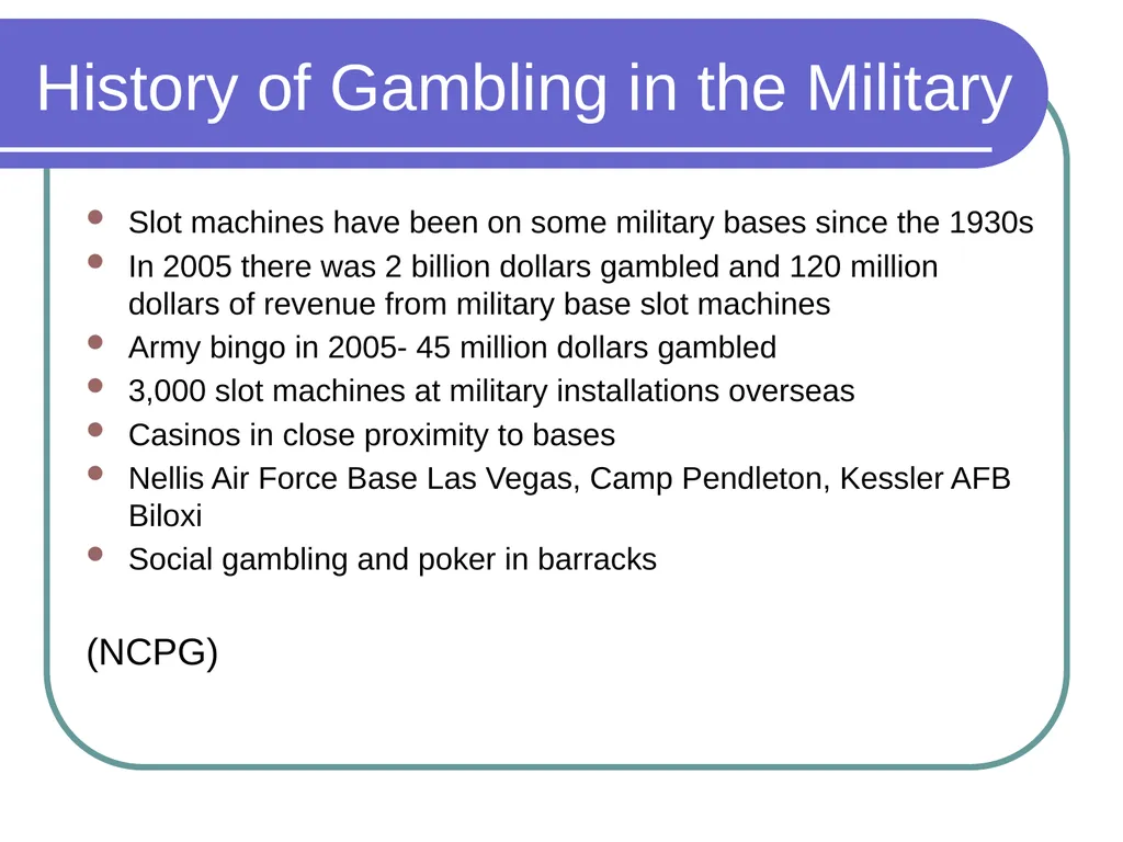 Gambling Disorders Among Veterans Maureen Corbett, - slide 13 of 47