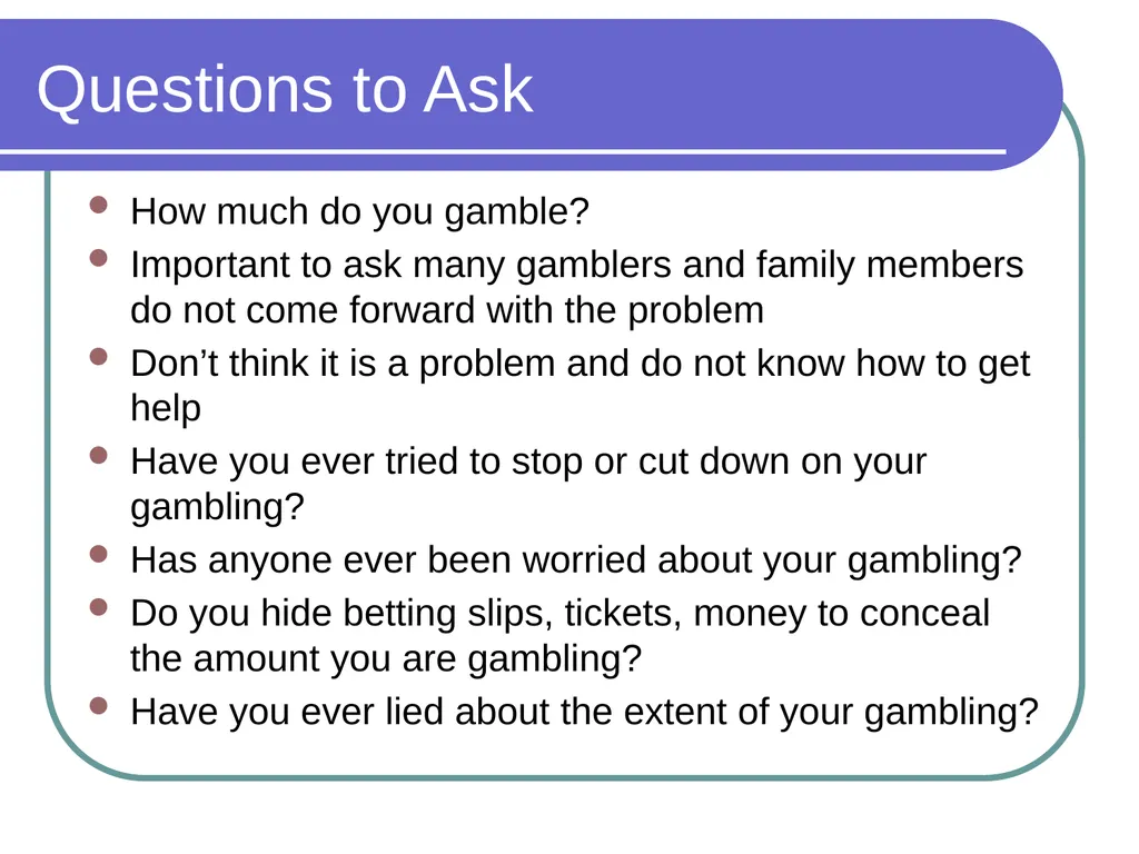 Gambling Disorders Among Veterans Maureen Corbett, - slide 22 of 47