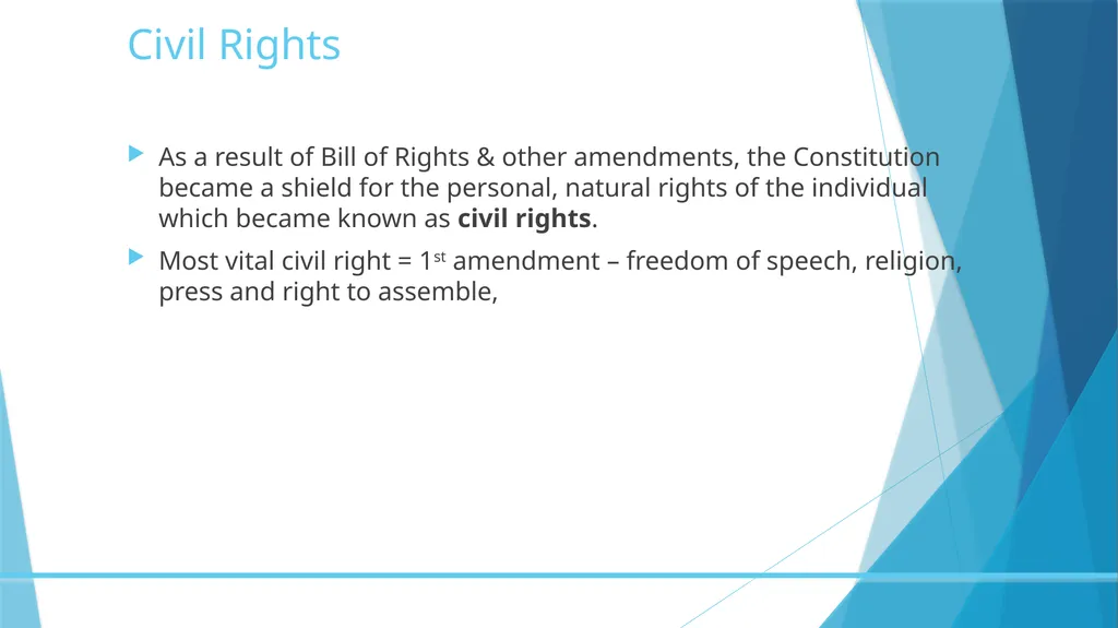 Constitutional Rights Chapter 2 Section 2-1 - slide 12 of 53