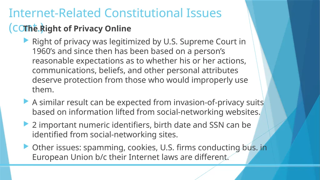 Constitutional Rights Chapter 2 Section 2-1 - slide 52 of 53