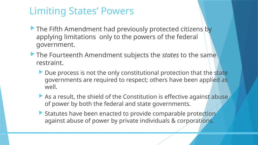 Constitutional Rights Chapter 2 Section 2-1 - slide 33 of 53