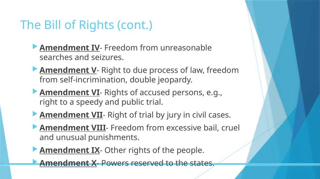Constitutional Rights Chapter 2 Section 2-1 - slide 9 of 53