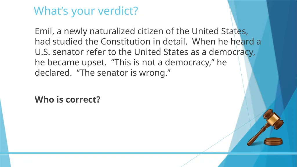 Constitutional Rights Chapter 2 Section 2-1 - slide 21 of 53