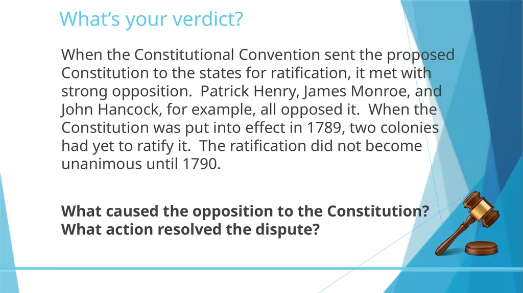 Constitutional Rights Chapter 2 Section 2-1 - slide 3 of 53