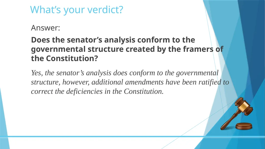 Constitutional Rights Chapter 2 Section 2-1 - slide 35 of 53