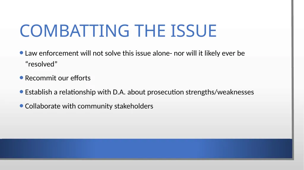 Domestic Violence and Police Response police - slide 124 of 132