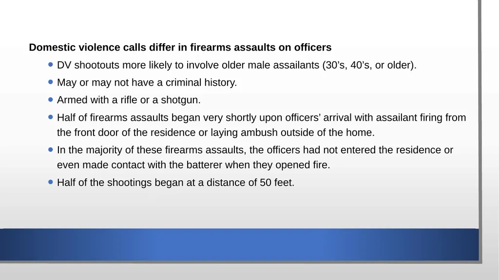 Domestic Violence and Police Response police - slide 33 of 132