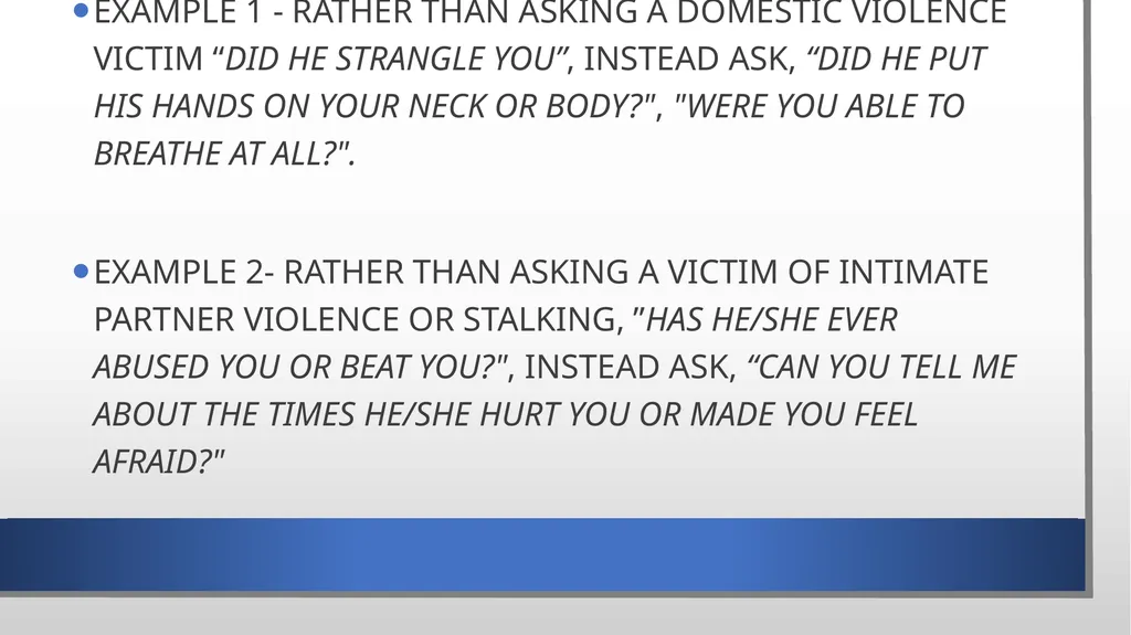 Domestic Violence and Police Response police - slide 43 of 132
