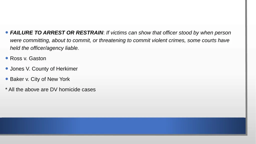 Domestic Violence and Police Response police - slide 51 of 132