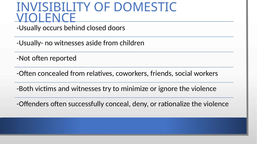 Domestic Violence and Police Response police - slide 8 of 132