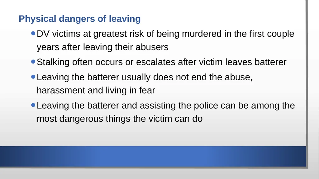 Domestic Violence and Police Response police - slide 25 of 132