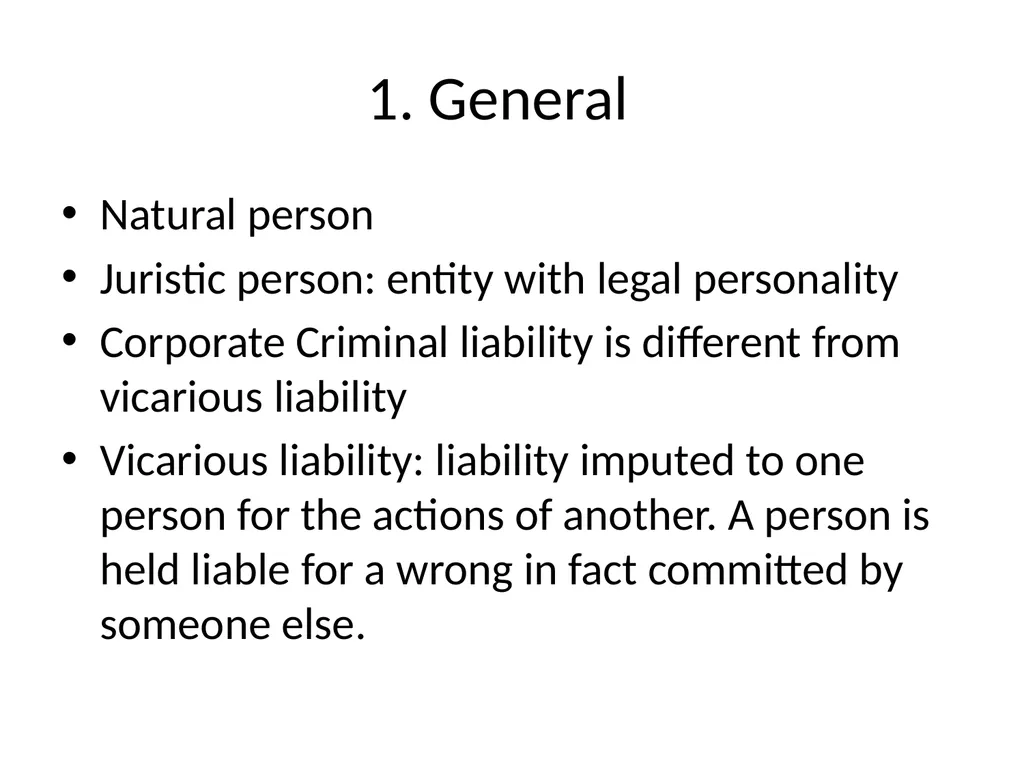 General Criminal Law slides Power Point - slide 105 of 230