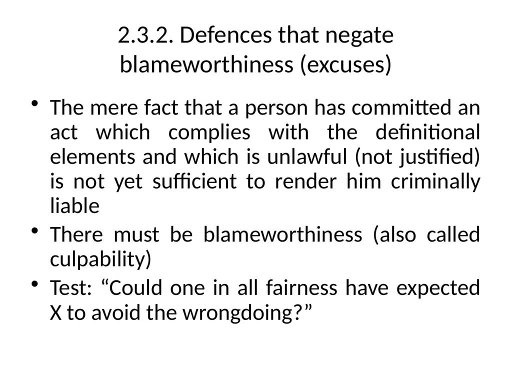 General Criminal Law slides Power Point - slide 77 of 230