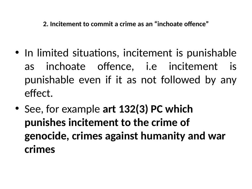 General Criminal Law slides Power Point - slide 149 of 230