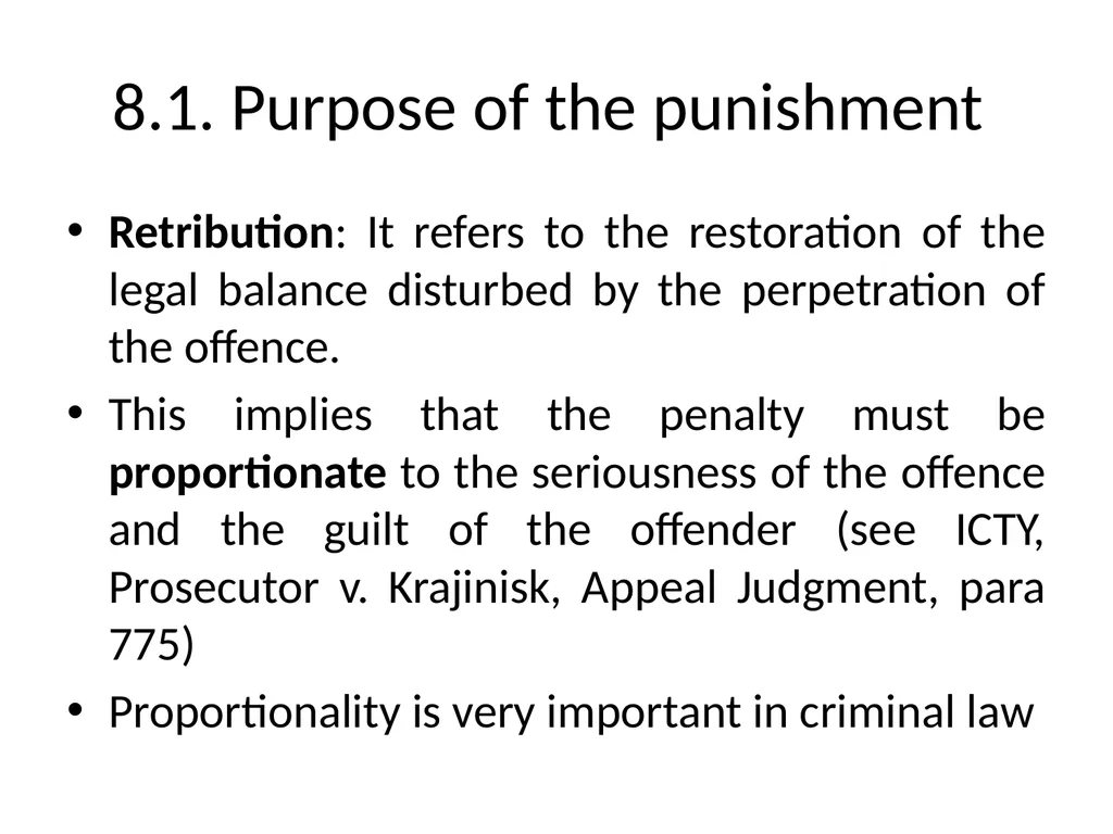 General Criminal Law slides Power Point - slide 160 of 230