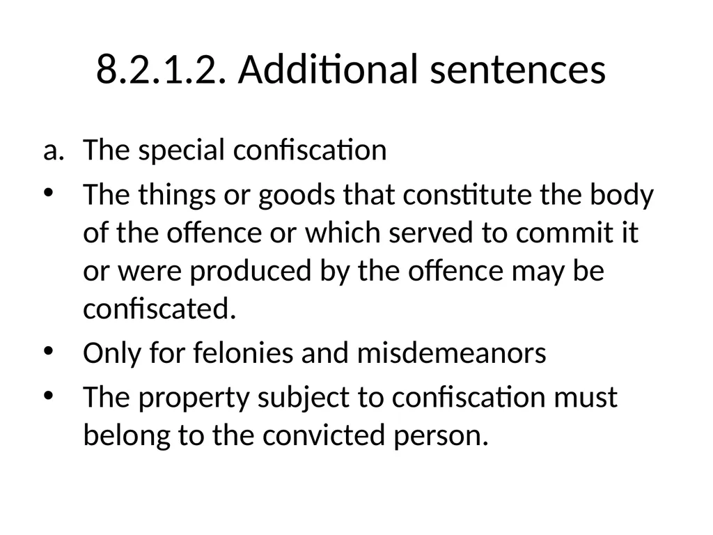 General Criminal Law slides Power Point - slide 171 of 230