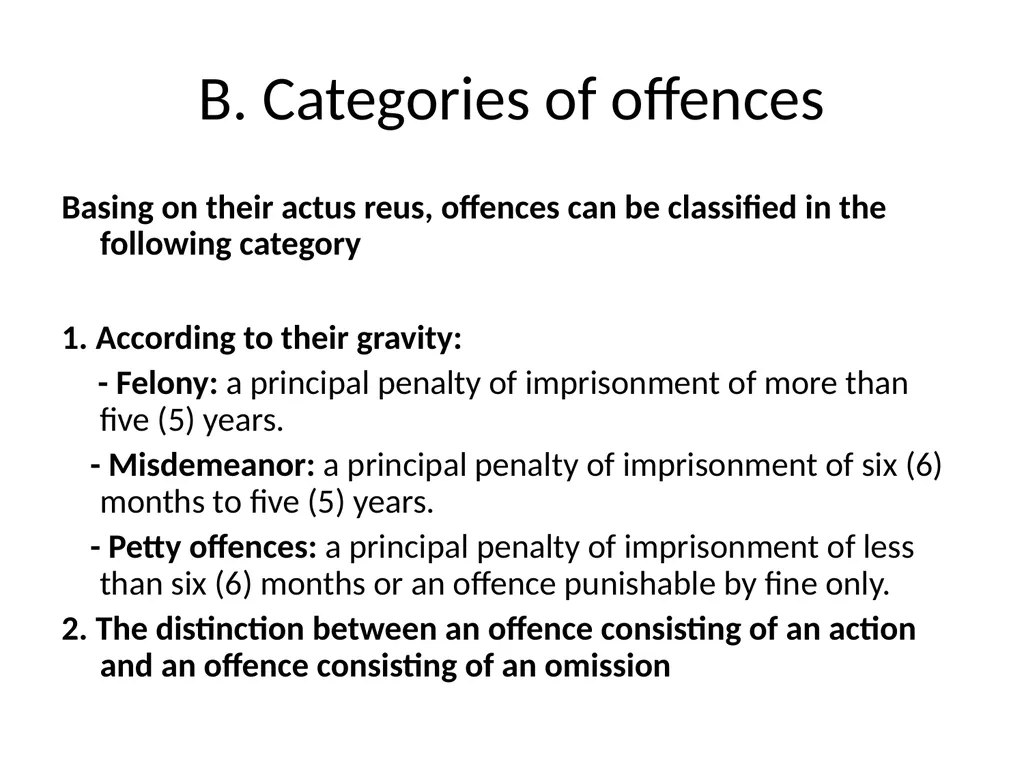 General Criminal Law slides Power Point - slide 32 of 230