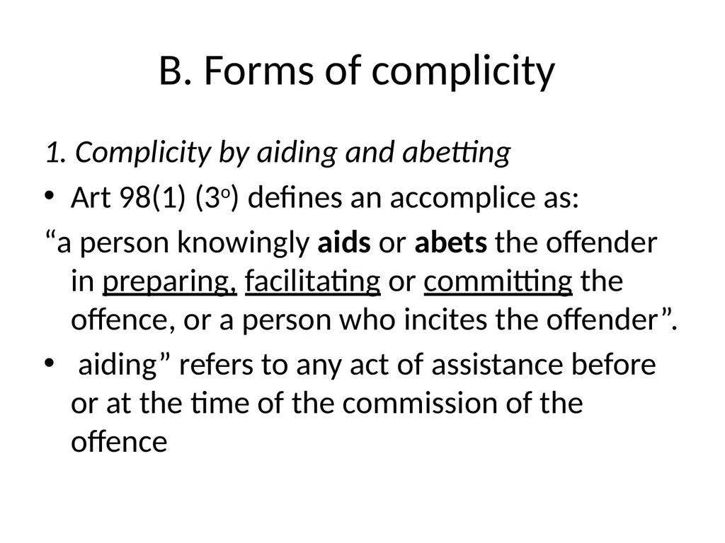 General Criminal Law slides Power Point - slide 118 of 230