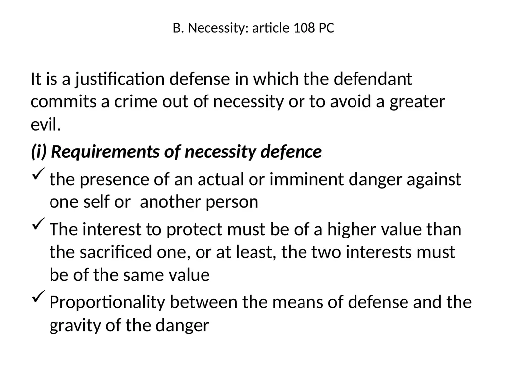 General Criminal Law slides Power Point - slide 70 of 230