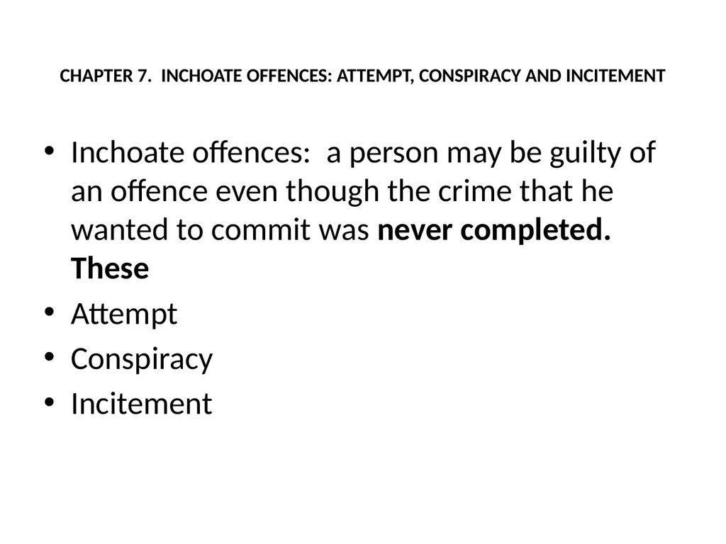 General Criminal Law slides Power Point - slide 134 of 230