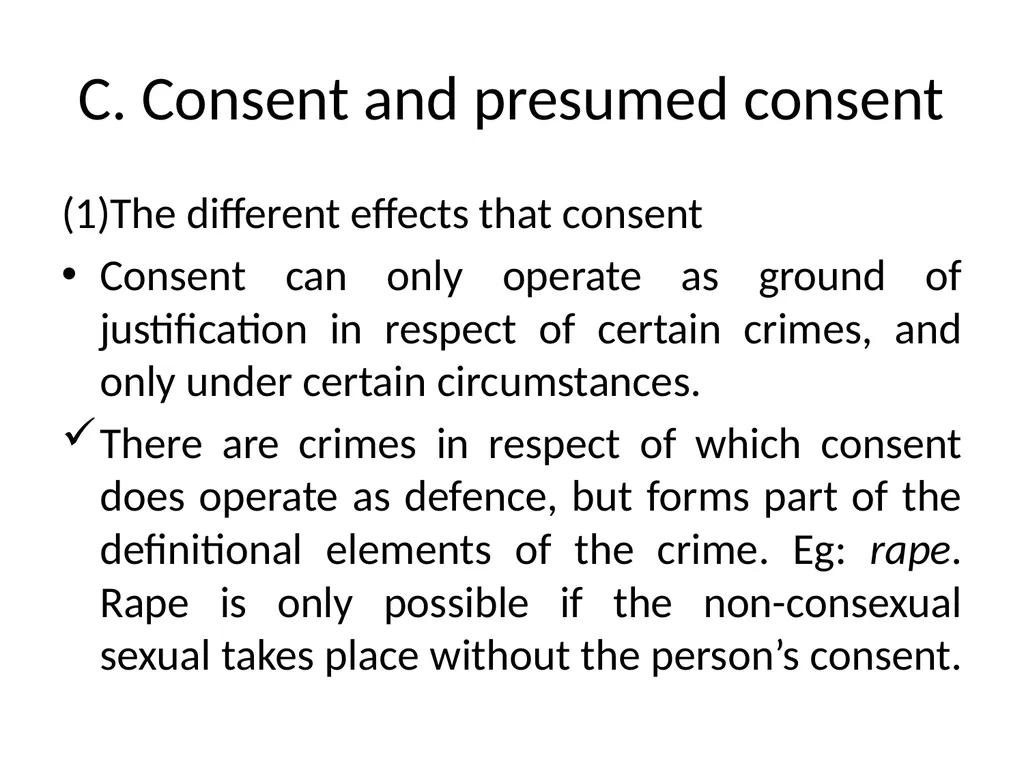 General Criminal Law slides Power Point - slide 71 of 230
