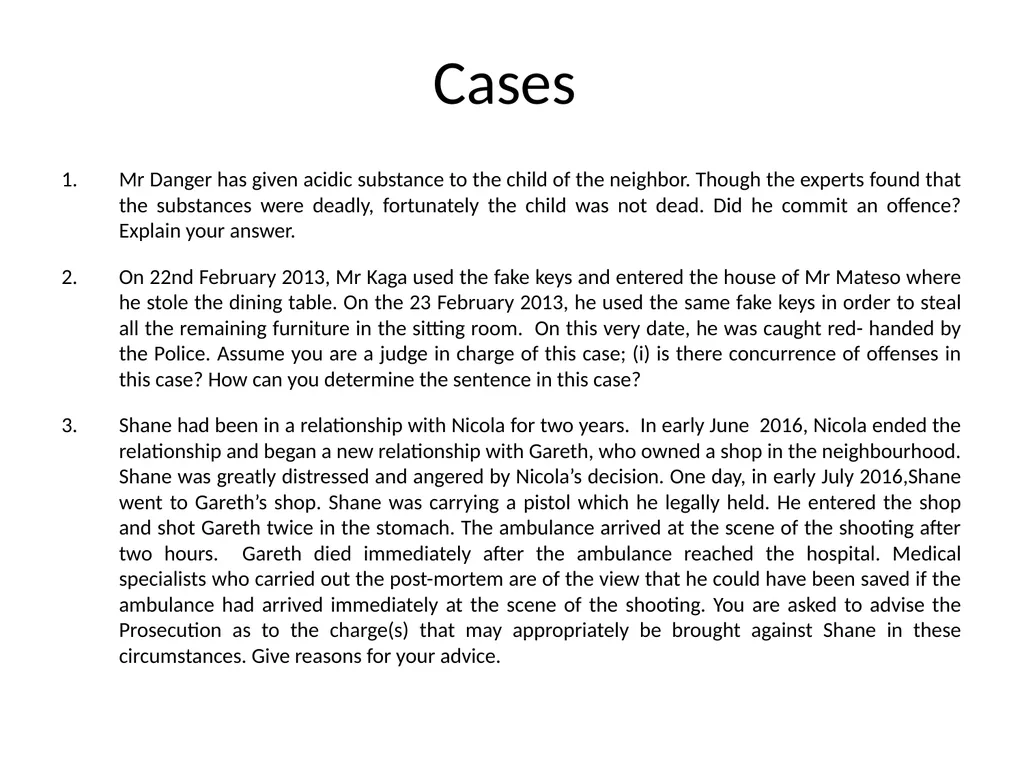 General Criminal Law slides Power Point - slide 64 of 230