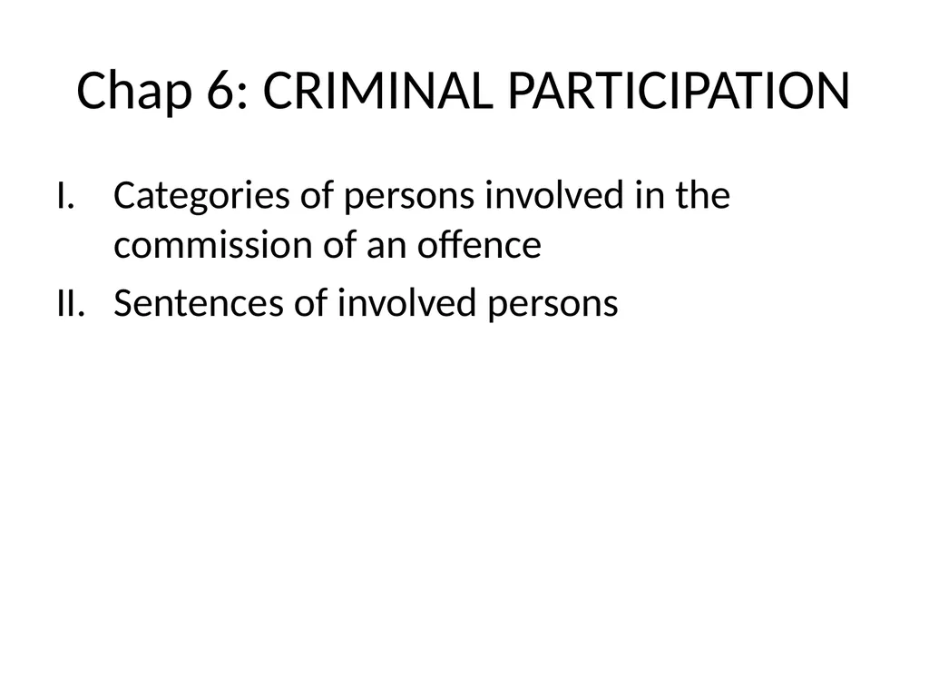 General Criminal Law slides Power Point - slide 113 of 230