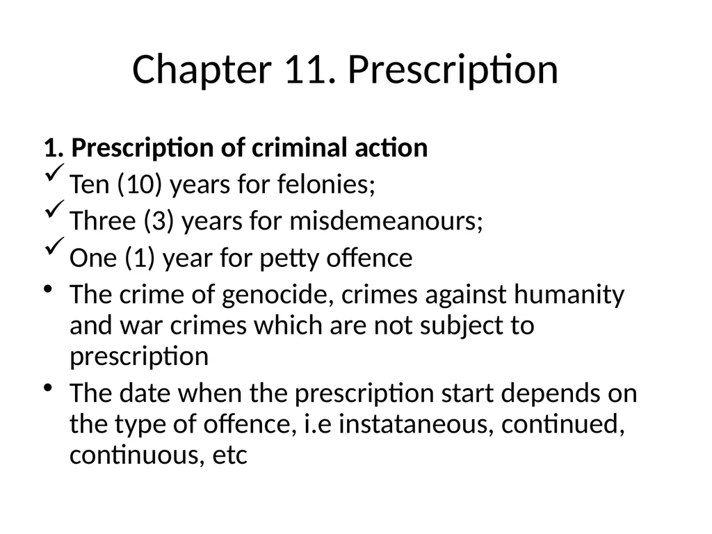General Criminal Law slides Power Point - slide 227 of 230