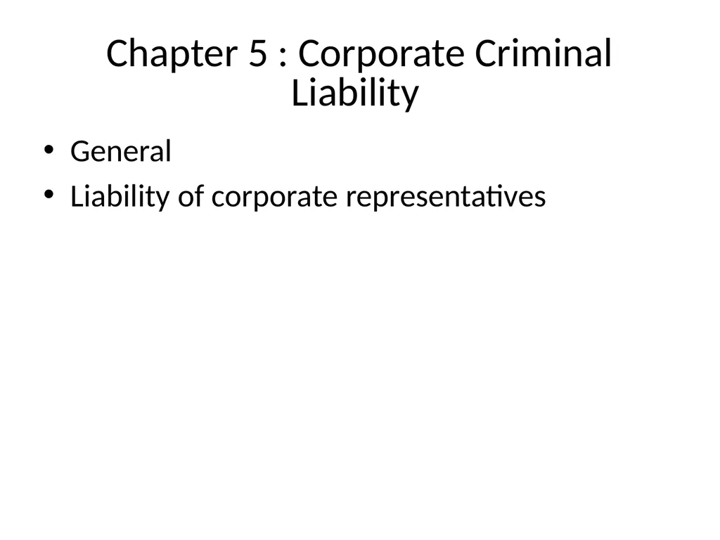 General Criminal Law slides Power Point - slide 104 of 230