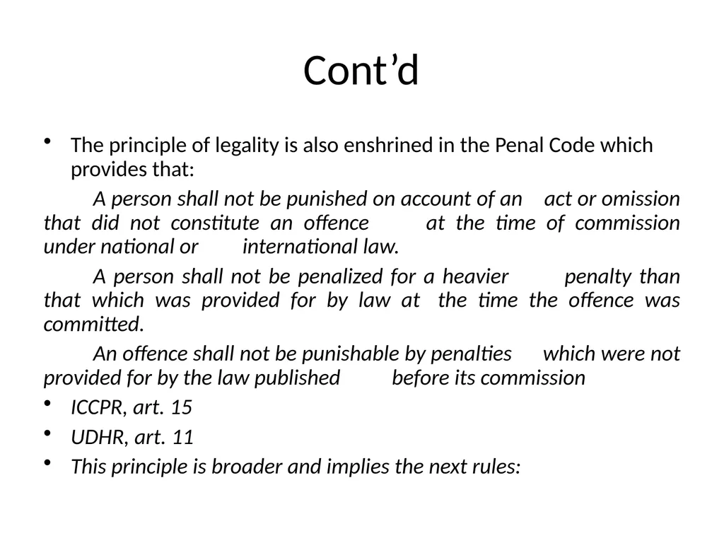 General Criminal Law slides Power Point - slide 11 of 230