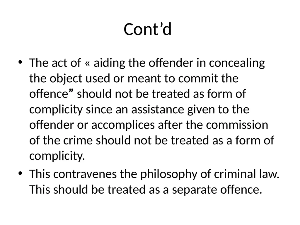 General Criminal Law slides Power Point - slide 126 of 230