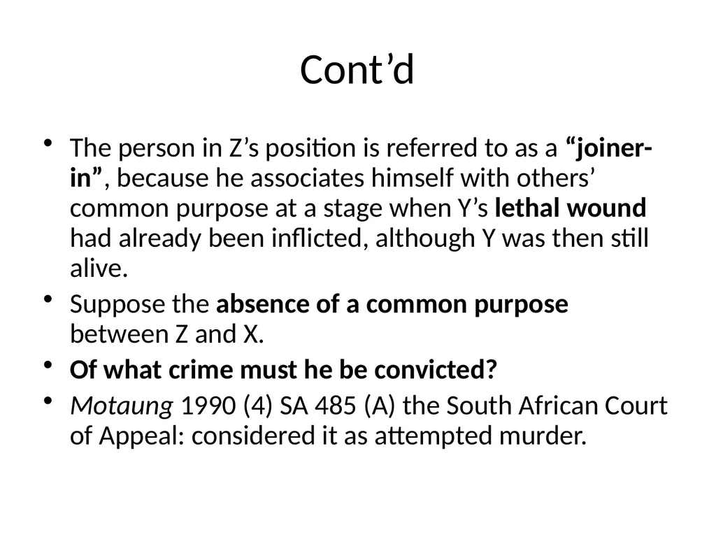 General Criminal Law slides Power Point - slide 130 of 230