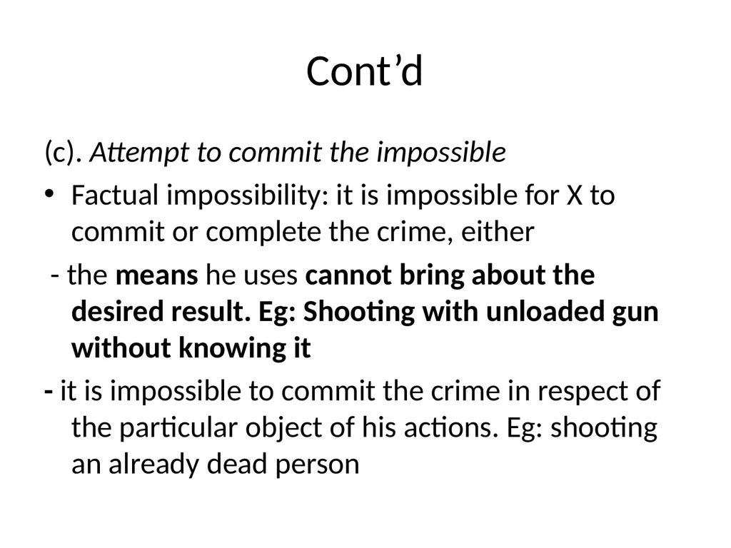 General Criminal Law slides Power Point - slide 145 of 230
